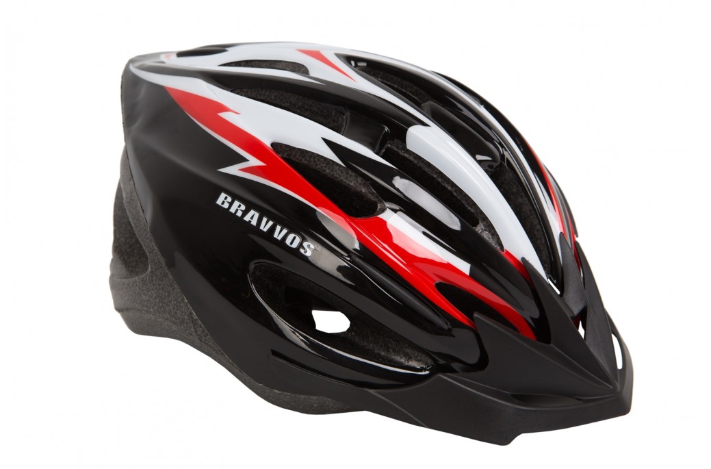 Велосипедный шлем HEL128 черный размер M изображение 