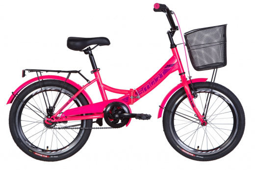 Велосипед 20 Formula Smart С Корзиной 2021 розовый